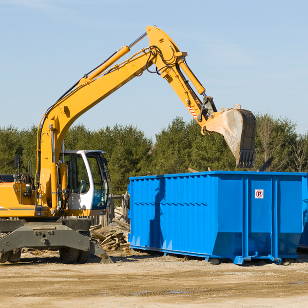 what happens if the residential dumpster is damaged or stolen during rental in Mcclusky